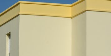 Stucco repair and painting project